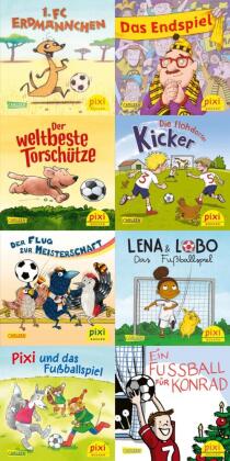 Pixi-8er-Set 285: Pixi und seine Fußball-Freunde (8x1 Exemplar), 8 Teile