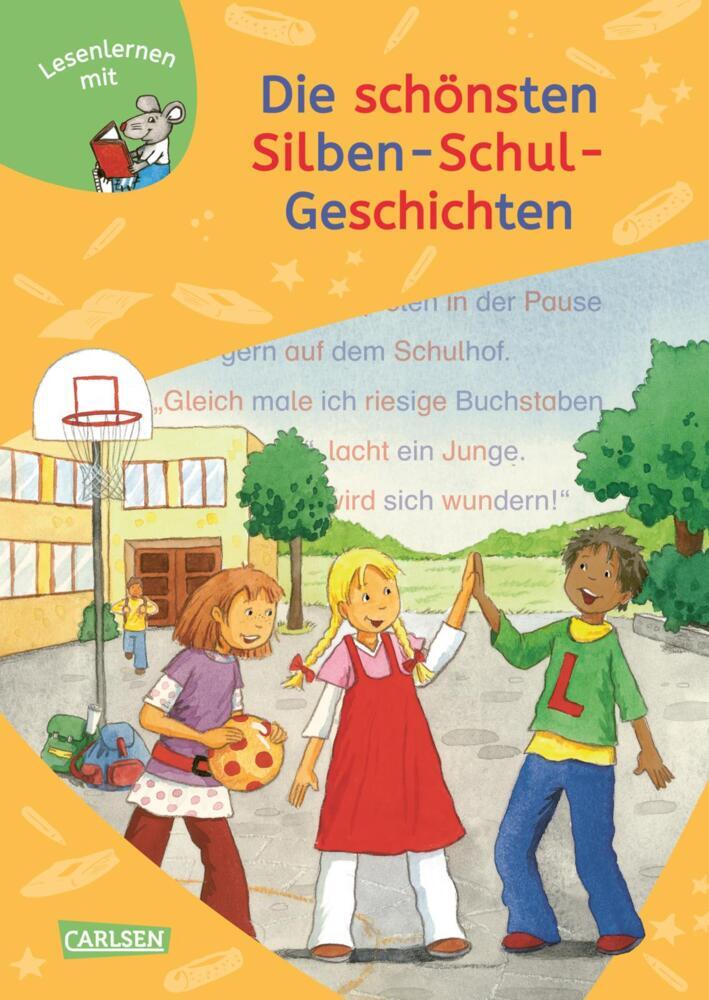 LESEMAUS zum Lesenlernen Sammelbände: 6er Sammelband: Die schönsten Silben-Schul-Geschichten main product photo