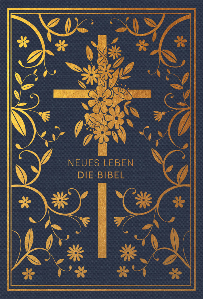 Neues Leben. Die Bibel - Golden Grace Edition, Marineblau main product photo