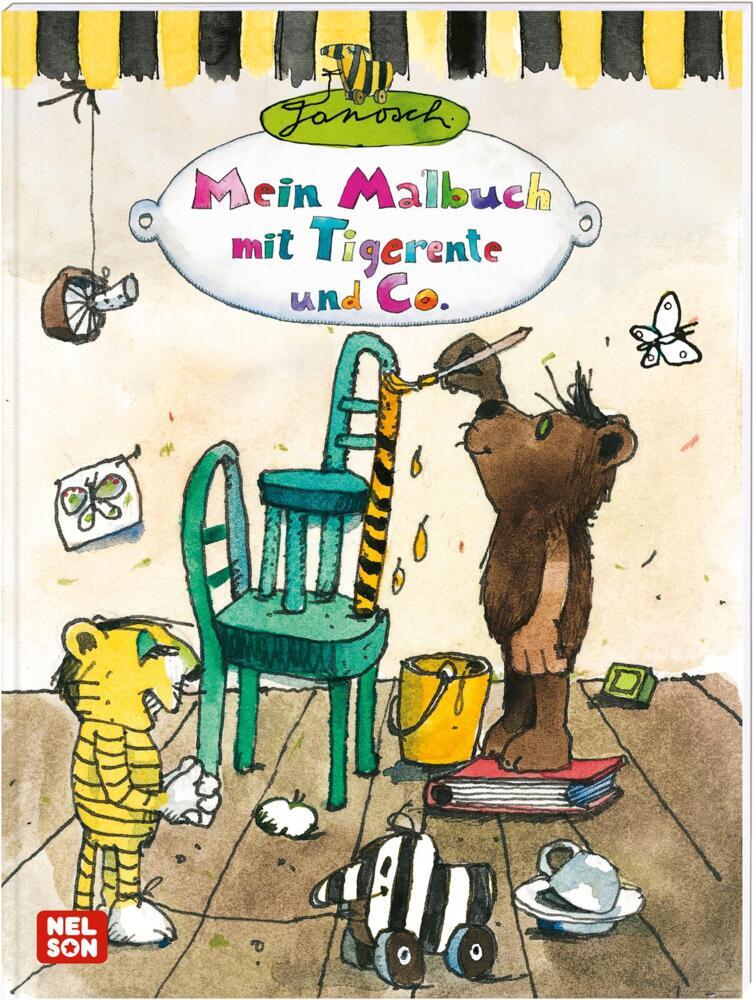 Janosch: Janosch: Mein Malbuch mit Tigerente & Co. main product photo