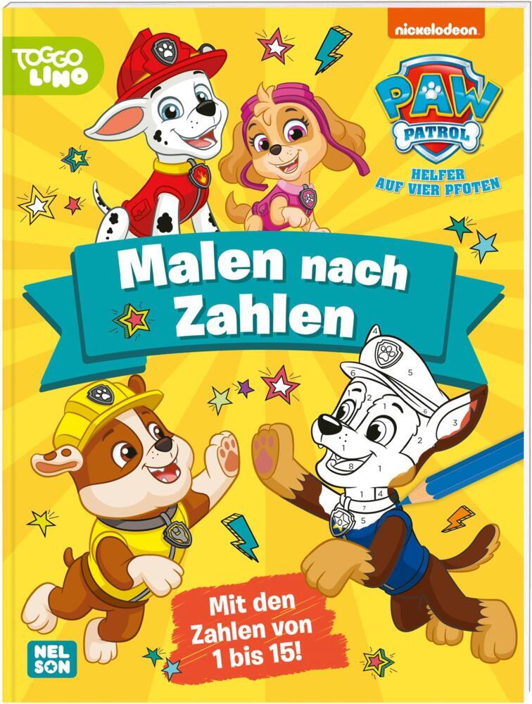PAW Patrol Kindergartenheft: Malen nach Zahlen main product photo