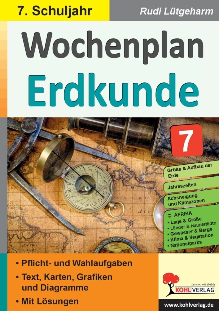 Wochenplan Erdkunde / Klasse 7 main product photo