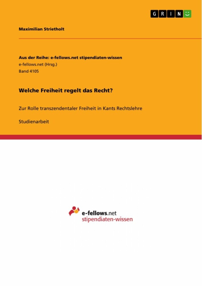 Welche Freiheit regelt das Recht? main product photo