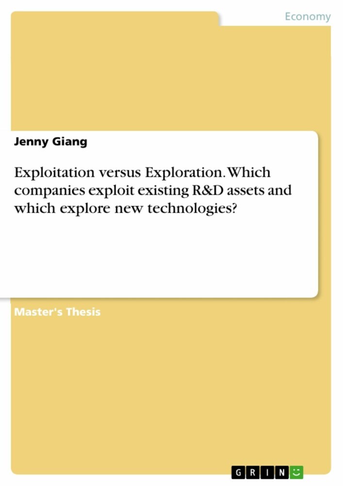 Exploitation versus Exploration. Which companies exploit existing R&D assets and which explore new technologies? main product photo