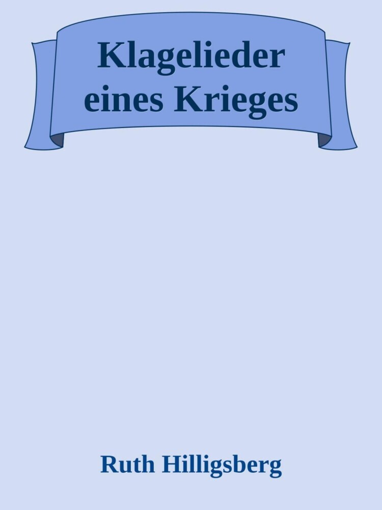 Klagelieder eines Krieges main product photo