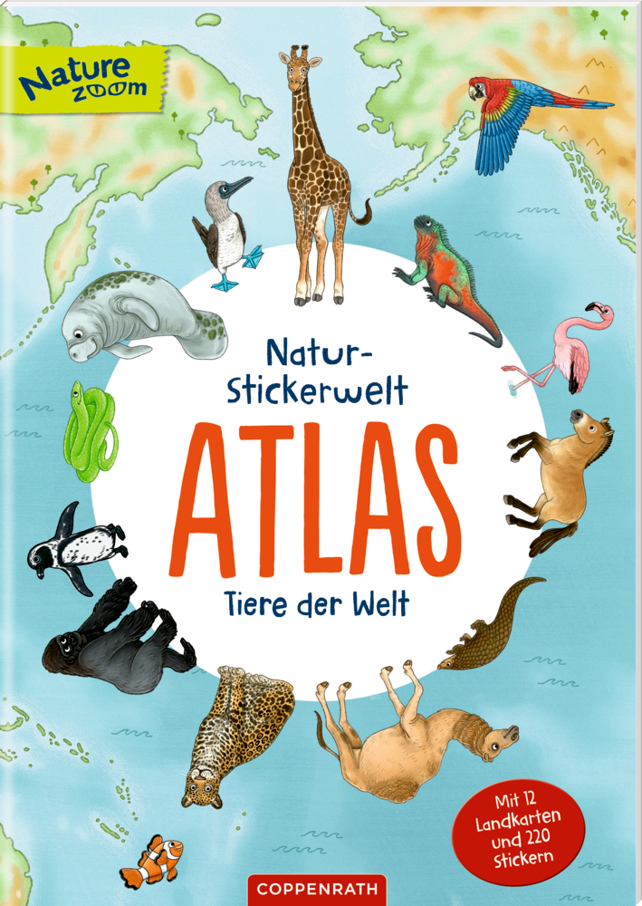 Natur-Stickerwelt - Atlas - Tiere der Welt main product photo