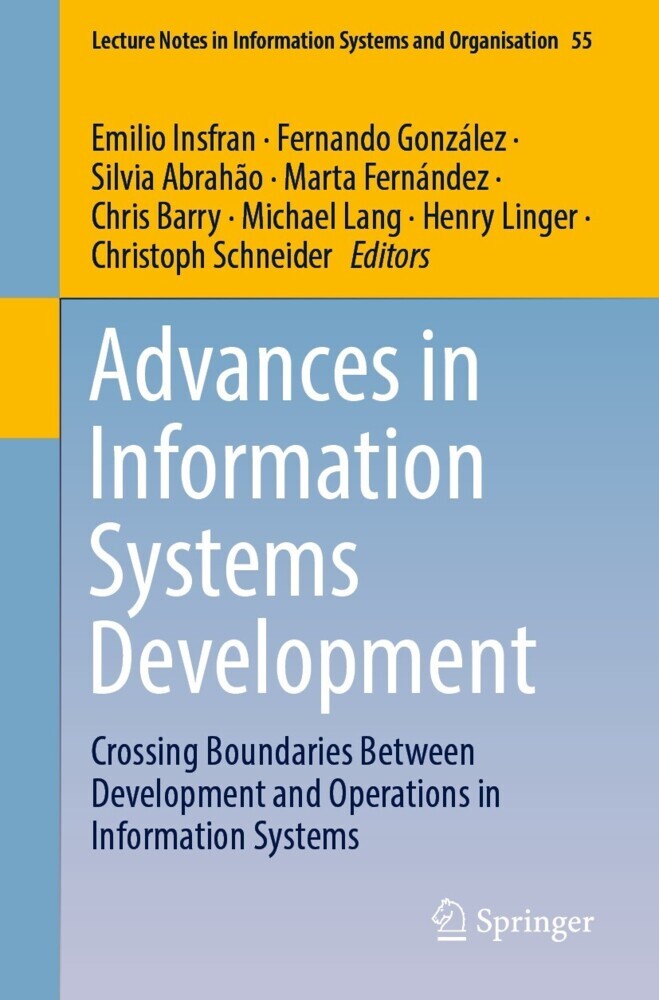 Advances in Information Systems Development main product photo