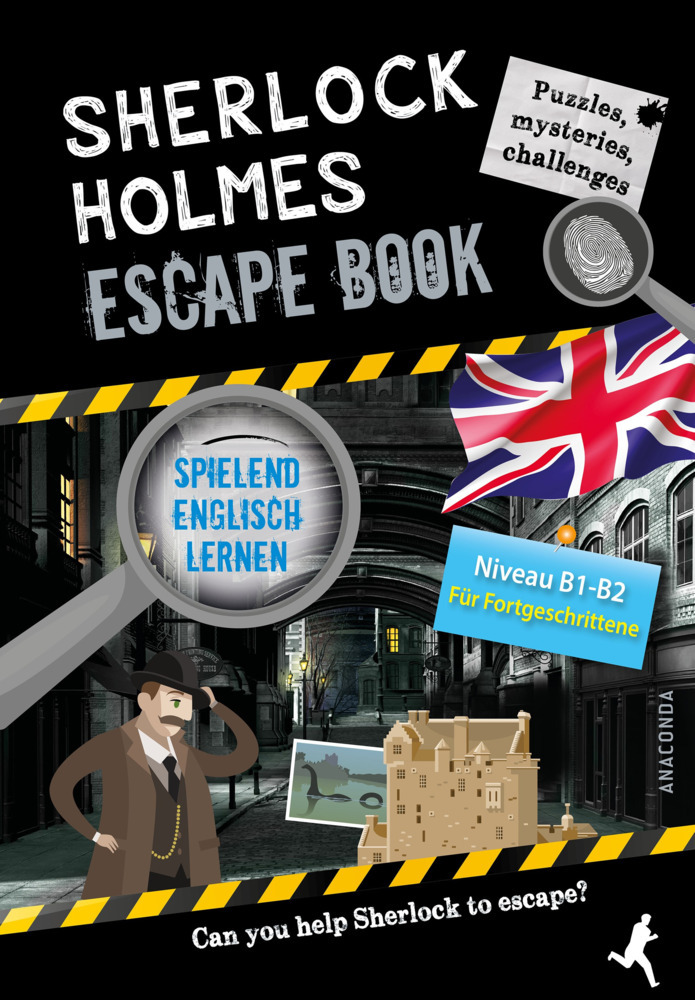 Sherlock Holmes Escape Book. Spielend Englisch lernen - für Fortgeschrittene Sprachniveau B1-B2 main product photo