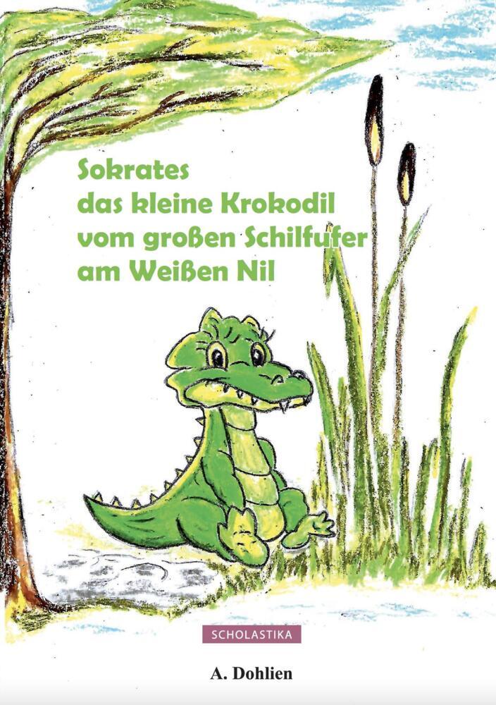 Sokrates das kleine Krokodil vom großen Schilfufer am Weißen Nil main product photo