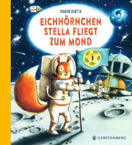 Eichhörnchen Stella fliegt zum Mond main product photo