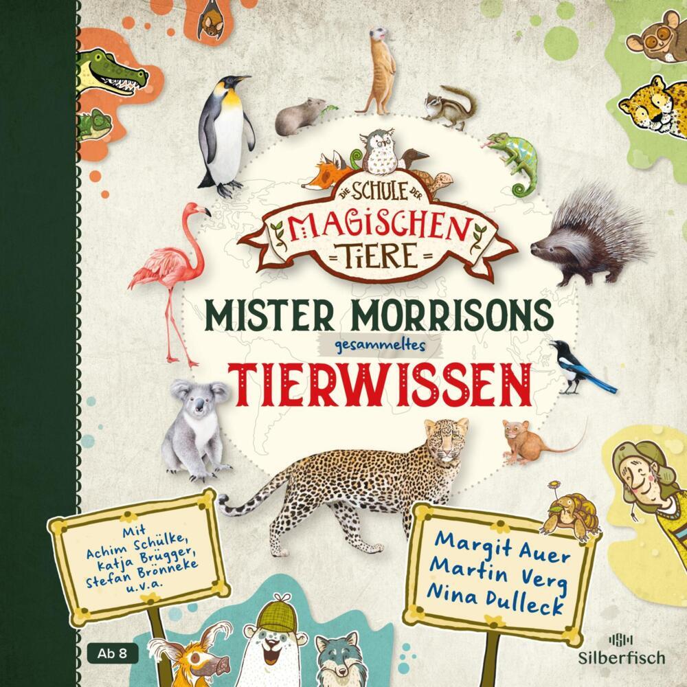 Die Schule der magischen Tiere: Mister Morrisons gesammeltes Tierwissen, 4 Audio-CD main product photo