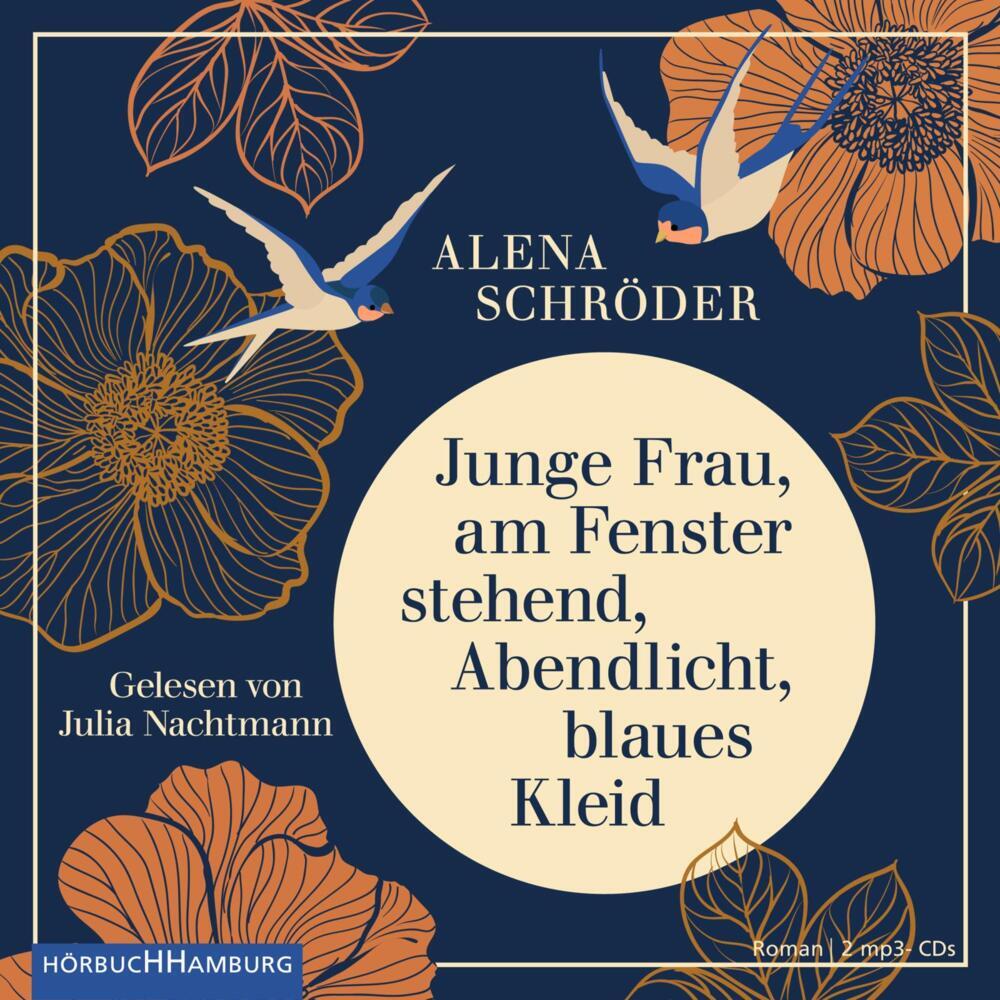 Junge Frau, am Fenster stehend, Abendlicht, blaues Kleid, 2 Audio-CD, 2 MP3 main product photo
