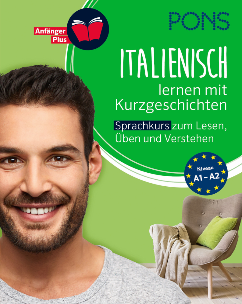PONS Italienisch lernen mit Kurzgeschichten main product photo
