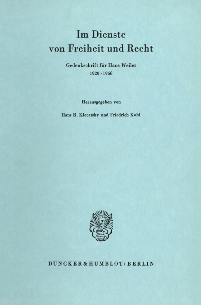 Im Dienste von Freiheit und Recht. main product photo