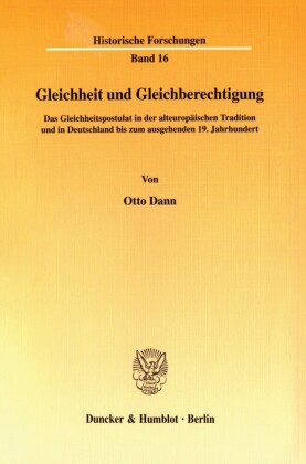 Gleichheit und Gleichberechtigung.