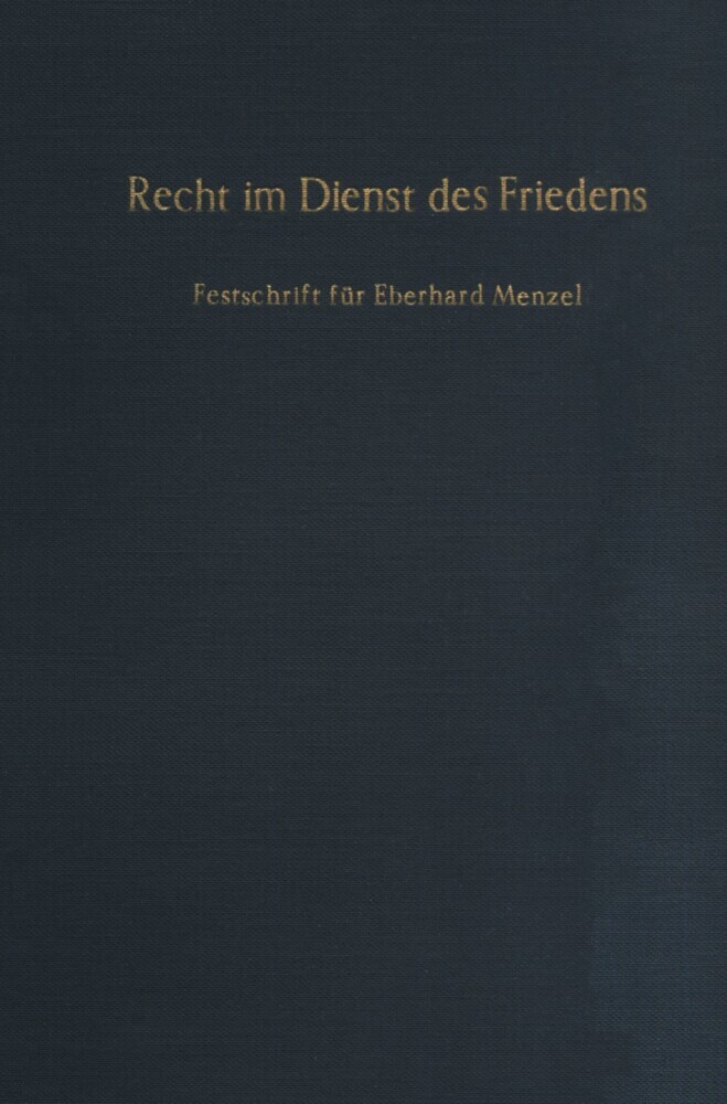 Recht im Dienst des Friedens. main product photo