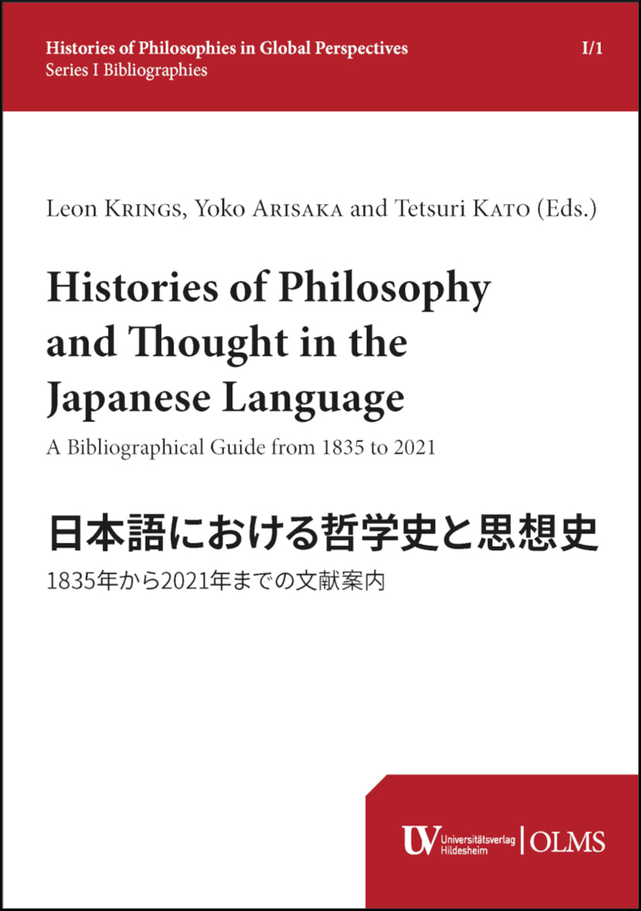 Histories of Philosophy and Thought in the Japanese Language main product photo
