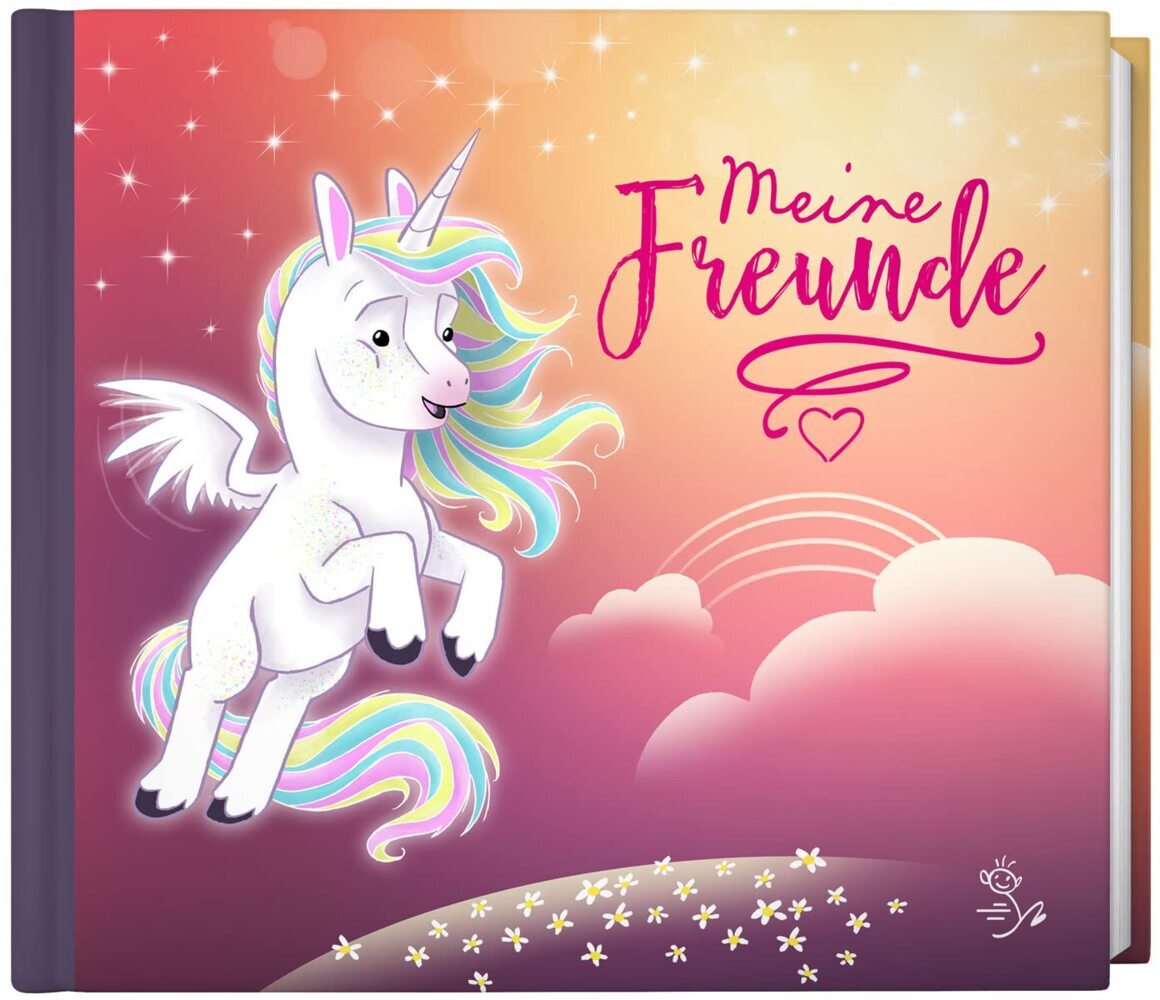 Meine Freunde - Freundebuch (Motiv: fliegendes Einhorn) main product photo