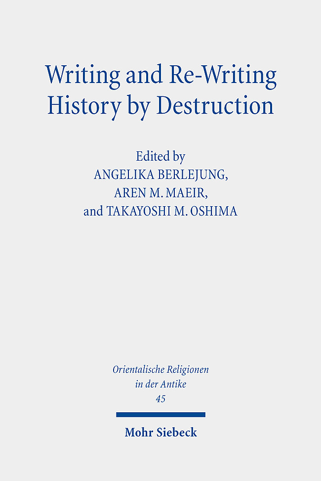 Writing and Re-Writing History by Destruction main product photo