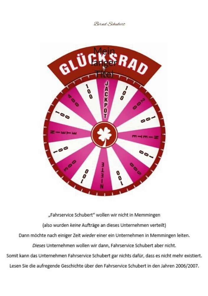 Glücksrad main product photo