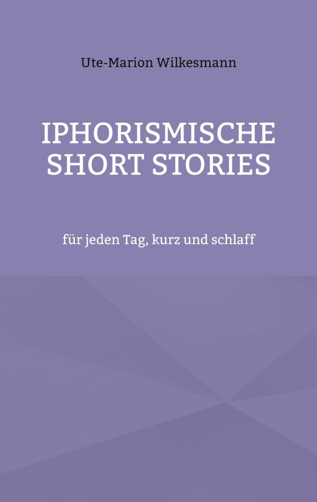 Iphorismische Short Stories main product photo