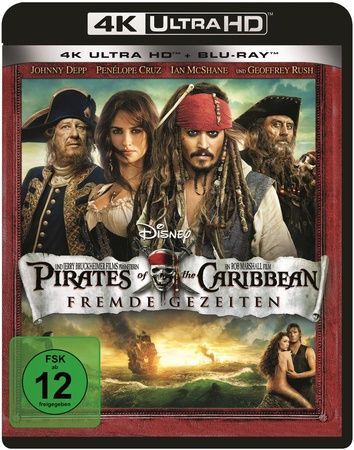 Pirates of the Caribbean - Fremde Gezeiten 4K, 1 UHD-Blu-ray + 1 Blu-ray main product photo