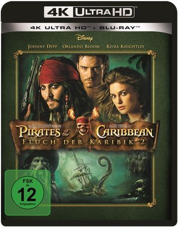 Pirates of the Caribbean - Fluch der Karibik 2 4K, 1 UHD-Blu-ray + 1 Blu-ray main product photo