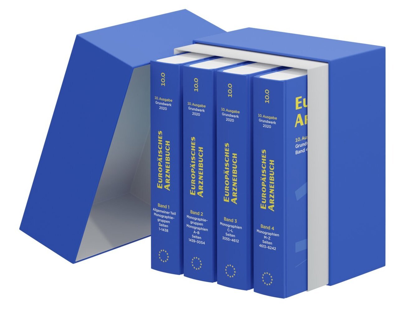 Europäisches Arzneibuch
10. Ausgabe, Grundwerk 2020, 4 Teile main product photo