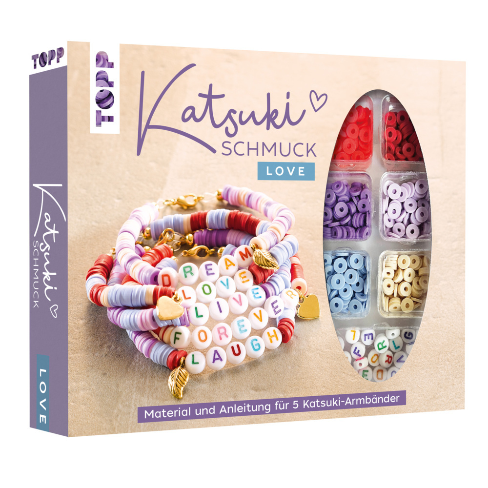 Katsuki Schmuckset mit Buchstabenperlen - LOVE main product photo