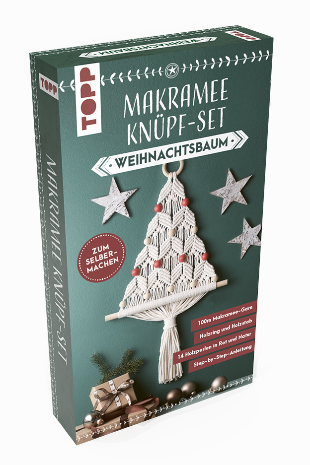 Makramee Knüpf-Set Weihnachtsbaum main product photo