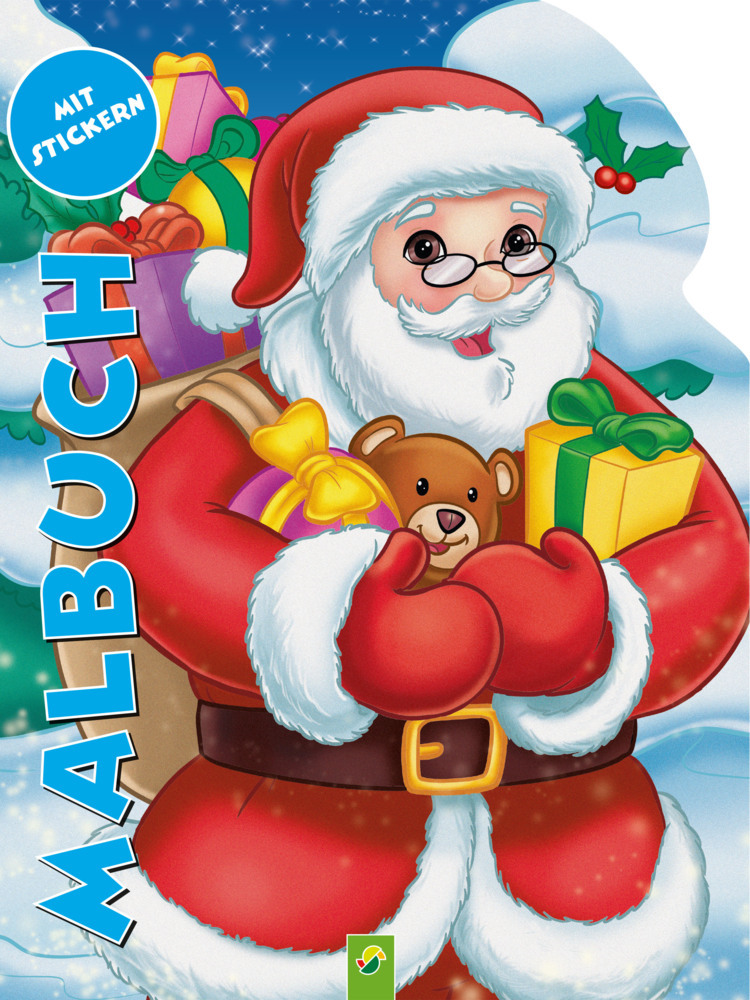 Malbuch Weihnachtsmann main product photo