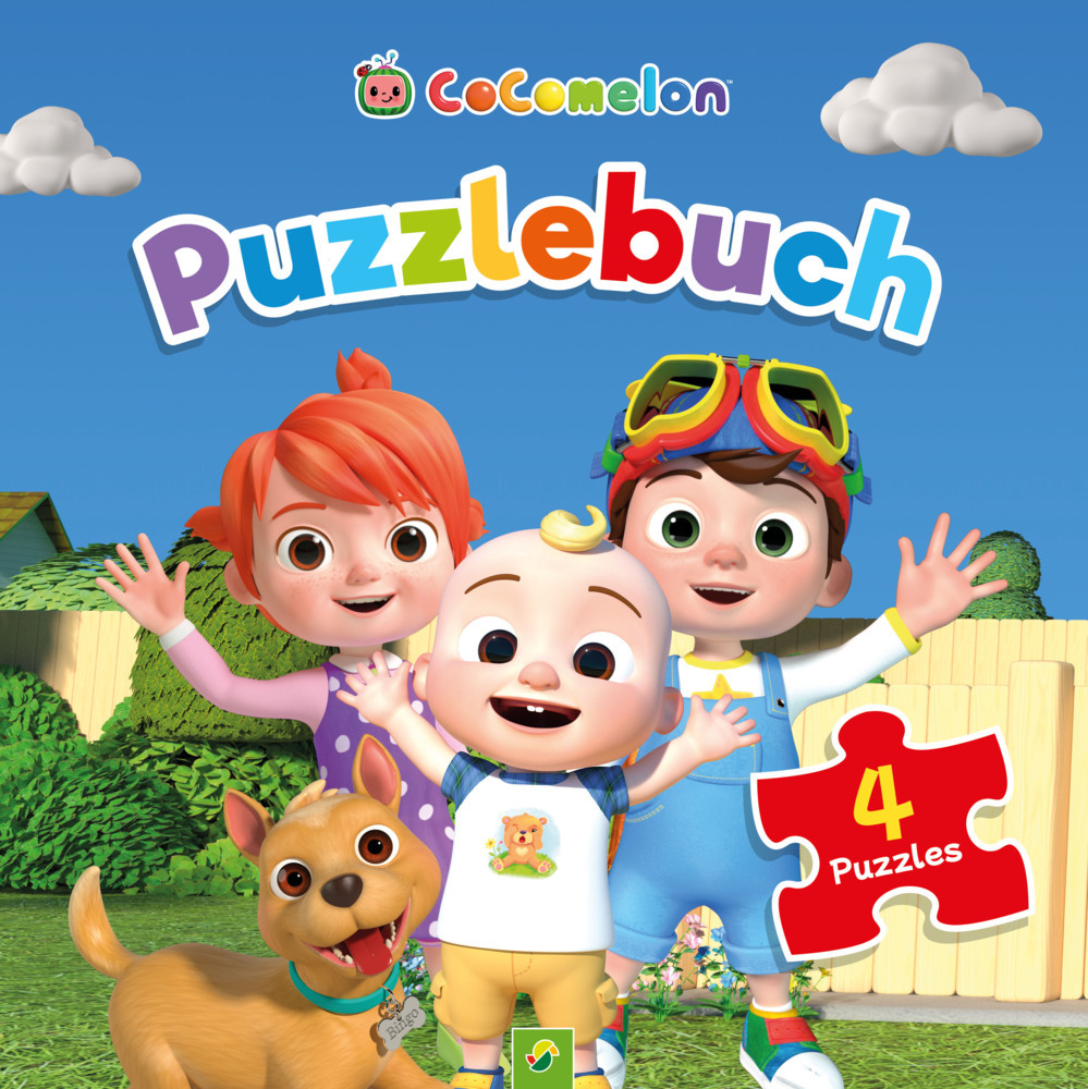 CoComelon Puzzlebuch. Mit 4 Puzzles zu je 12 Teilen main product photo