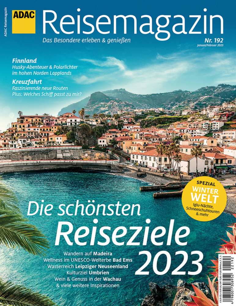 ADAC Reisemagazin Die schönsten Reiseziele 2023 main product photo