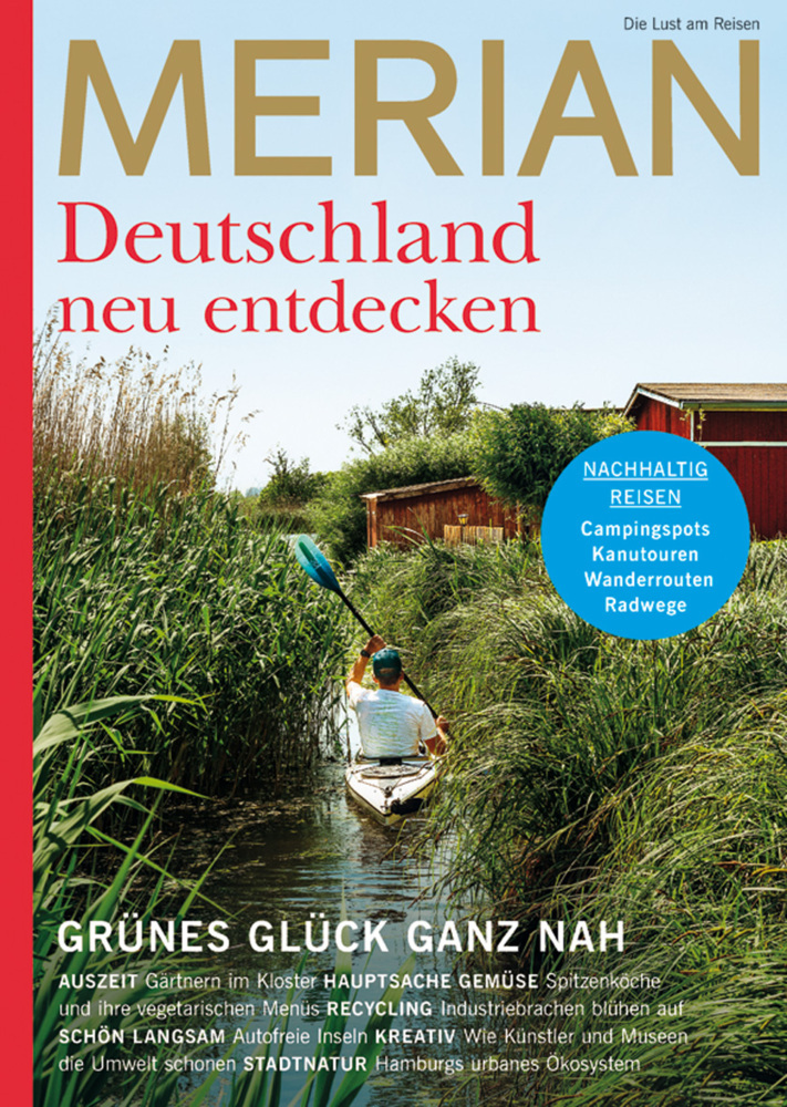 MERIAN Deutschland neu entdecken - Nachhaltig Reisen 08/2022 main product photo