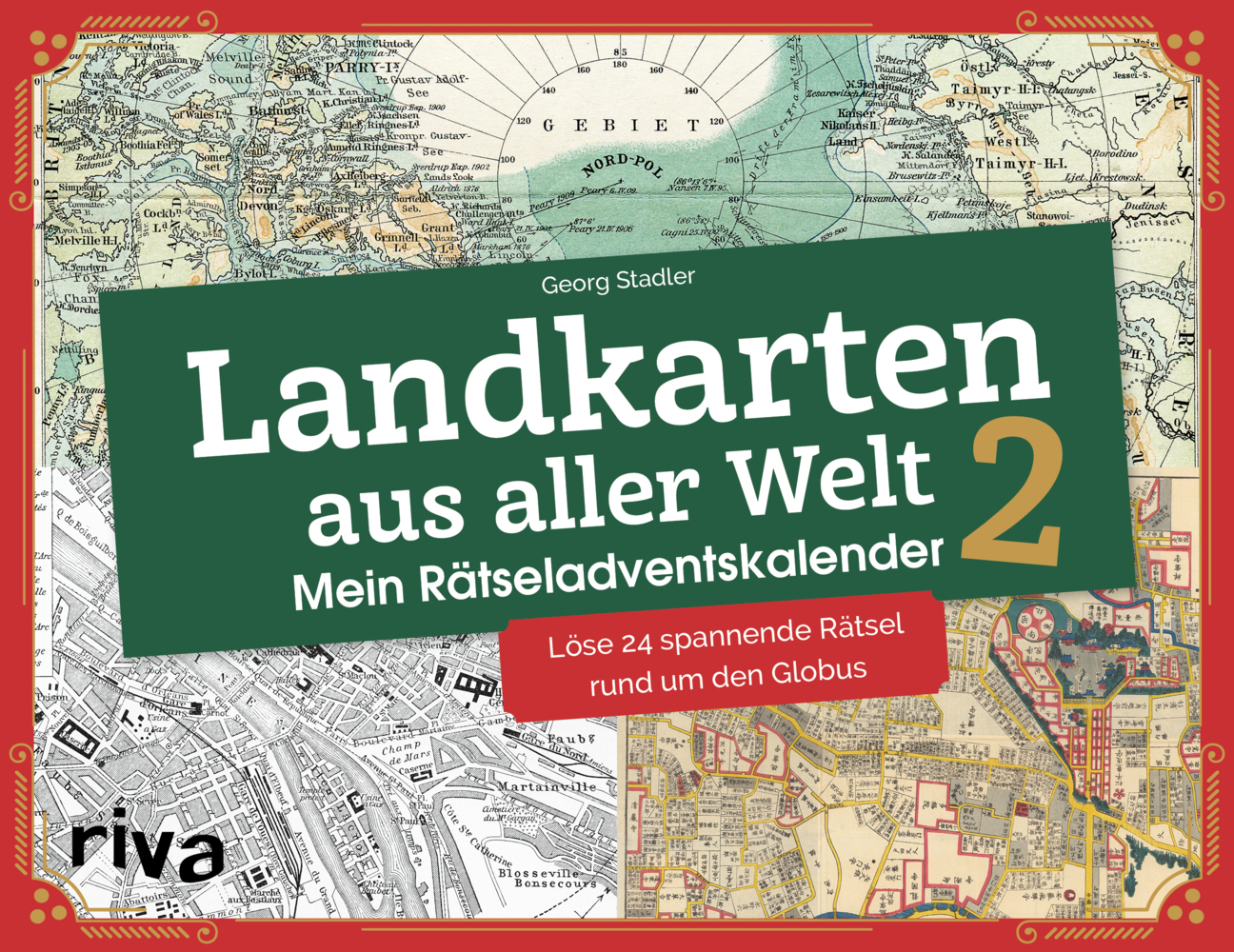 Landkarten aus aller Welt 2 - Mein Rätseladventskalender main product photo