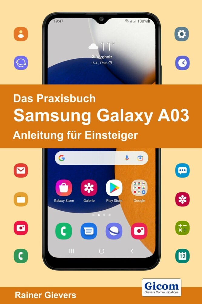Das Praxisbuch Samsung Galaxy A03 - Anleitung für Einsteiger main product photo