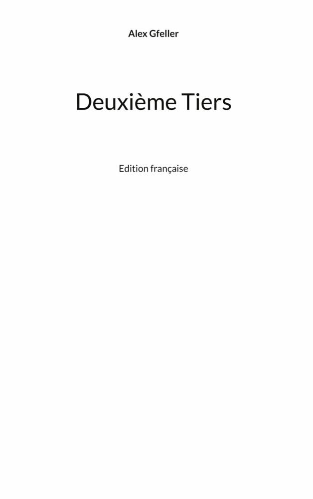 Deuxième Tiers main product photo
