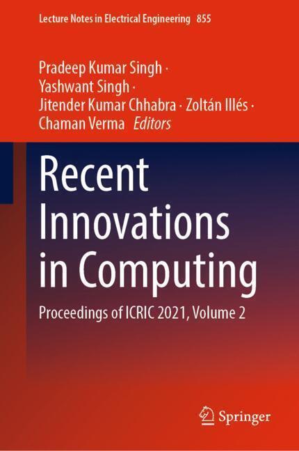 Recent Innovations in Computing main product photo