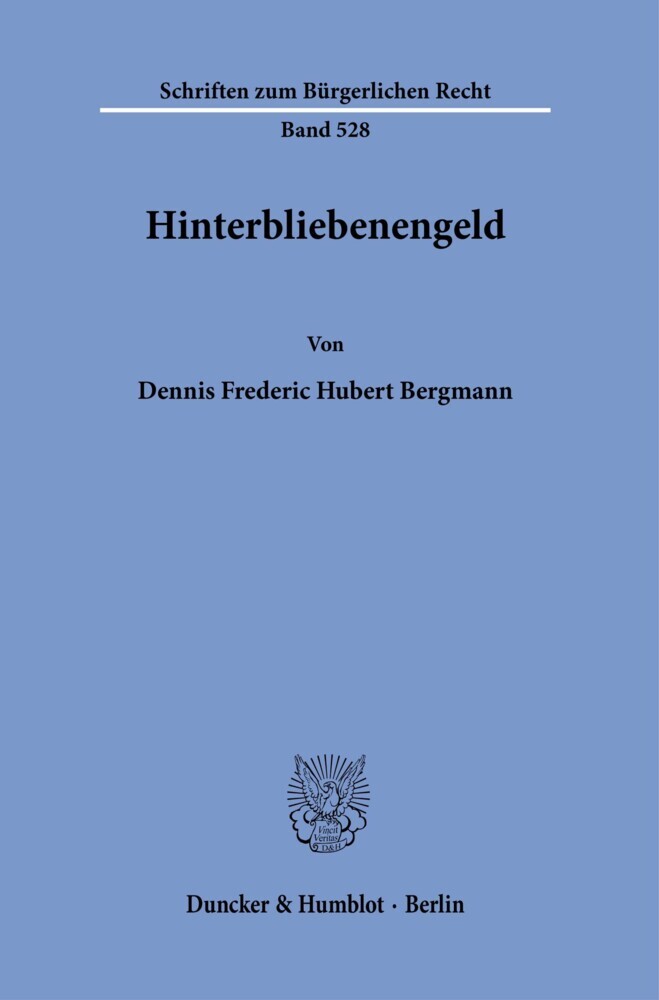Hinterbliebenengeld. main product photo