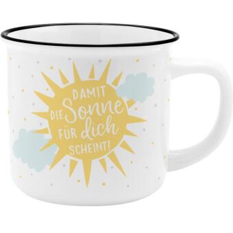 Becher Motiv Sonne, 35 cl