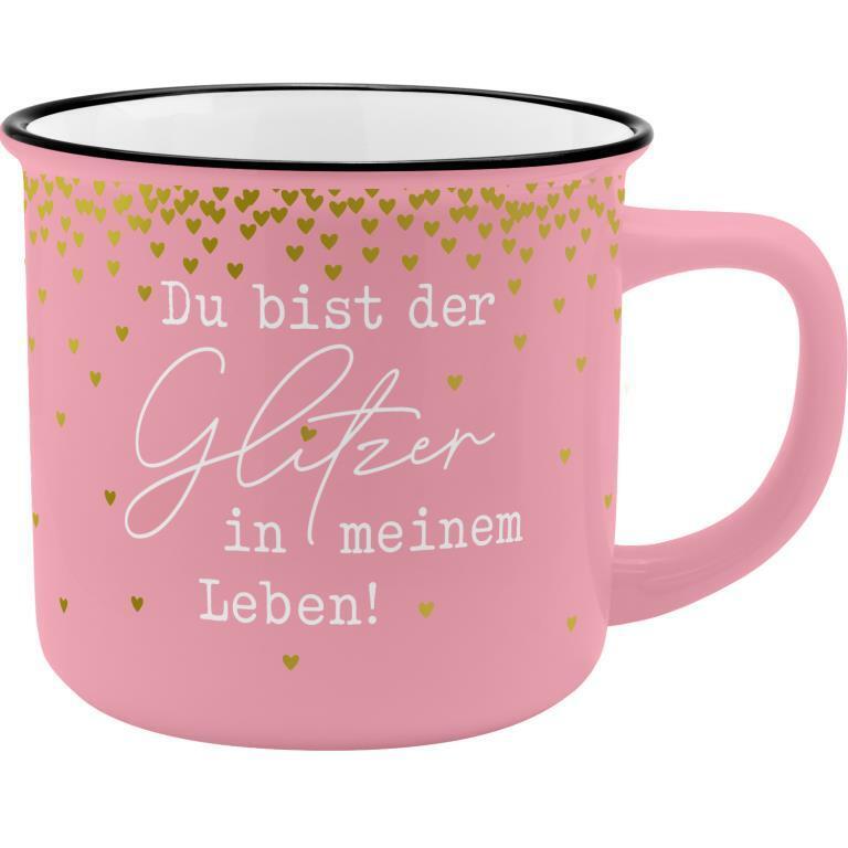 Becher Motiv Glitzer, 35 cl main product photo