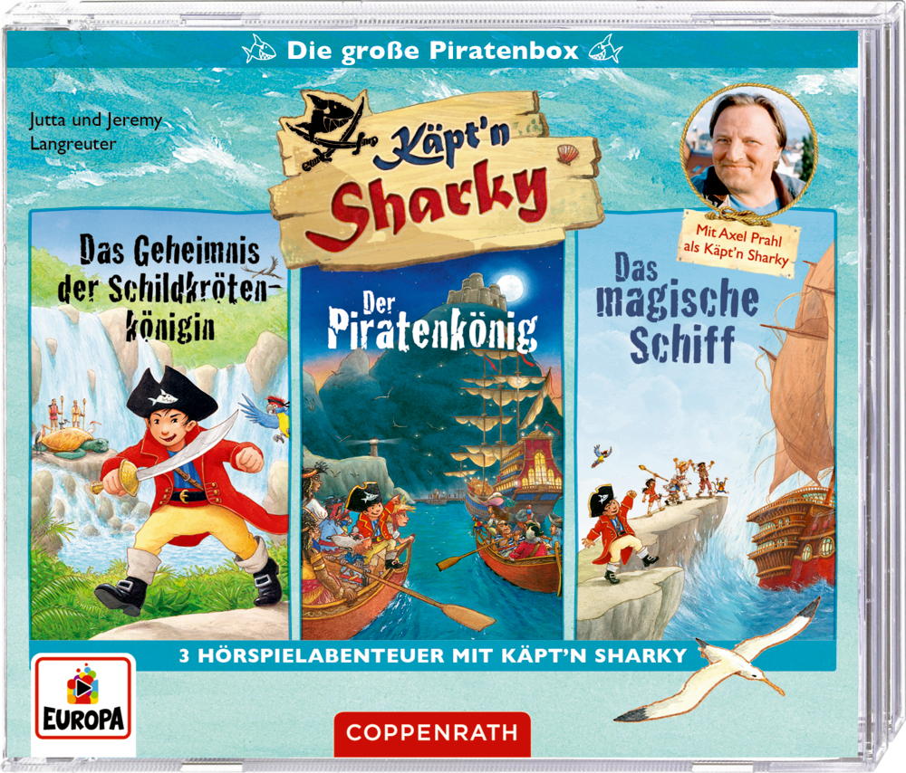Käpt'n Sharky - Die große Piratenbox (3 CDs), Audio-CD main product photo