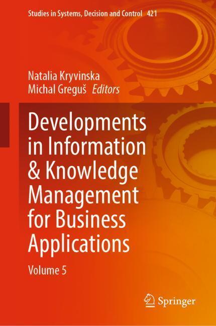 Developments in Information & Knowledge Management for Business Applications main product photo