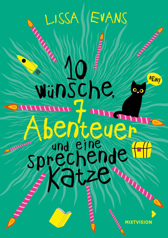 Zehn Wünsche, sieben Abenteuer und eine sprechende Katze main product photo