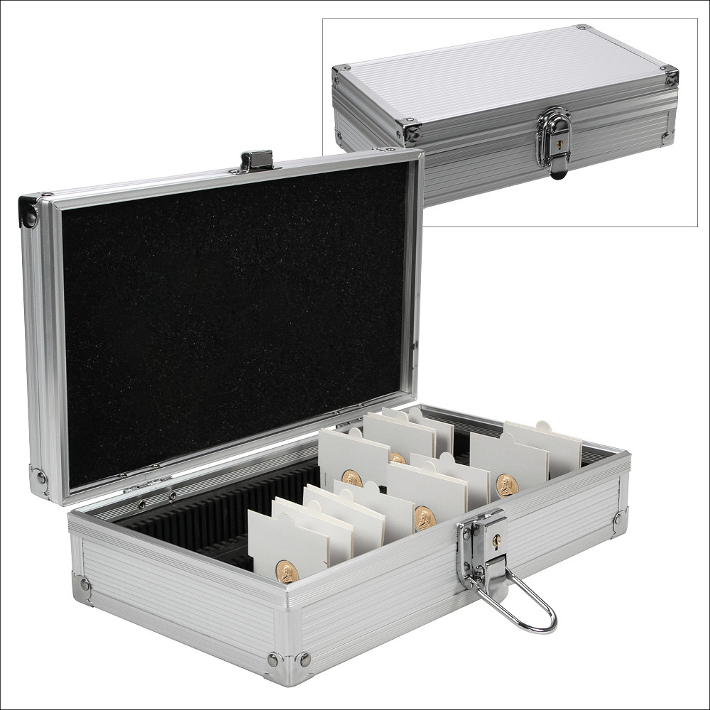 Koffer für Münzrähmchen aus Alu main product photo