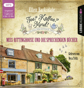 Tee? Kaffee? Mord! - Miss Rittinghouse und die sprechenden Bücher, 1 Audio-CD, 1 MP3