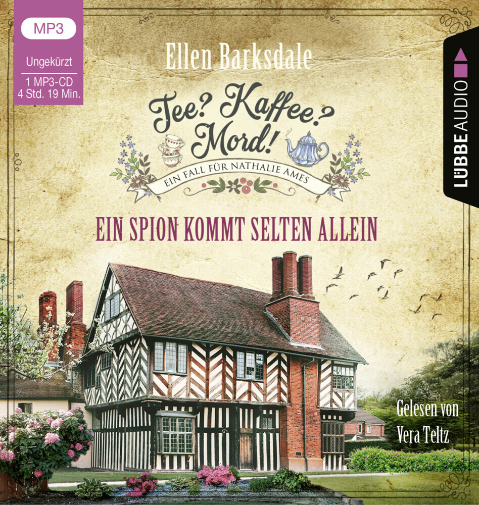 Tee? Kaffee? Mord! - Ein Spion kommt selten allein, 1 Audio-CD, 1 MP3 main product photo