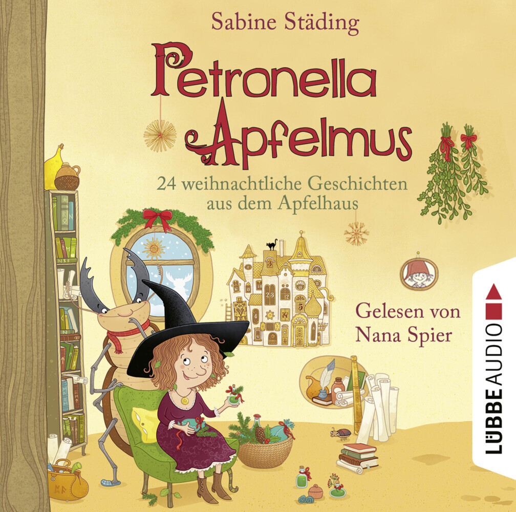 Petronella Apfelmus - 24 weihnachtliche Geschichten aus dem Apfelhaus, 4 Audio-CD main product photo