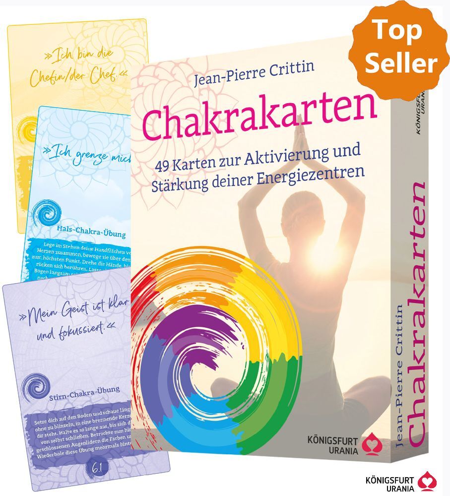 Chakrakarten, m. 1 Buch, m. 1 Beilage main product photo