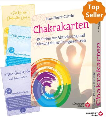 Chakrakarten, m. 1 Buch, m. 1 Beilage